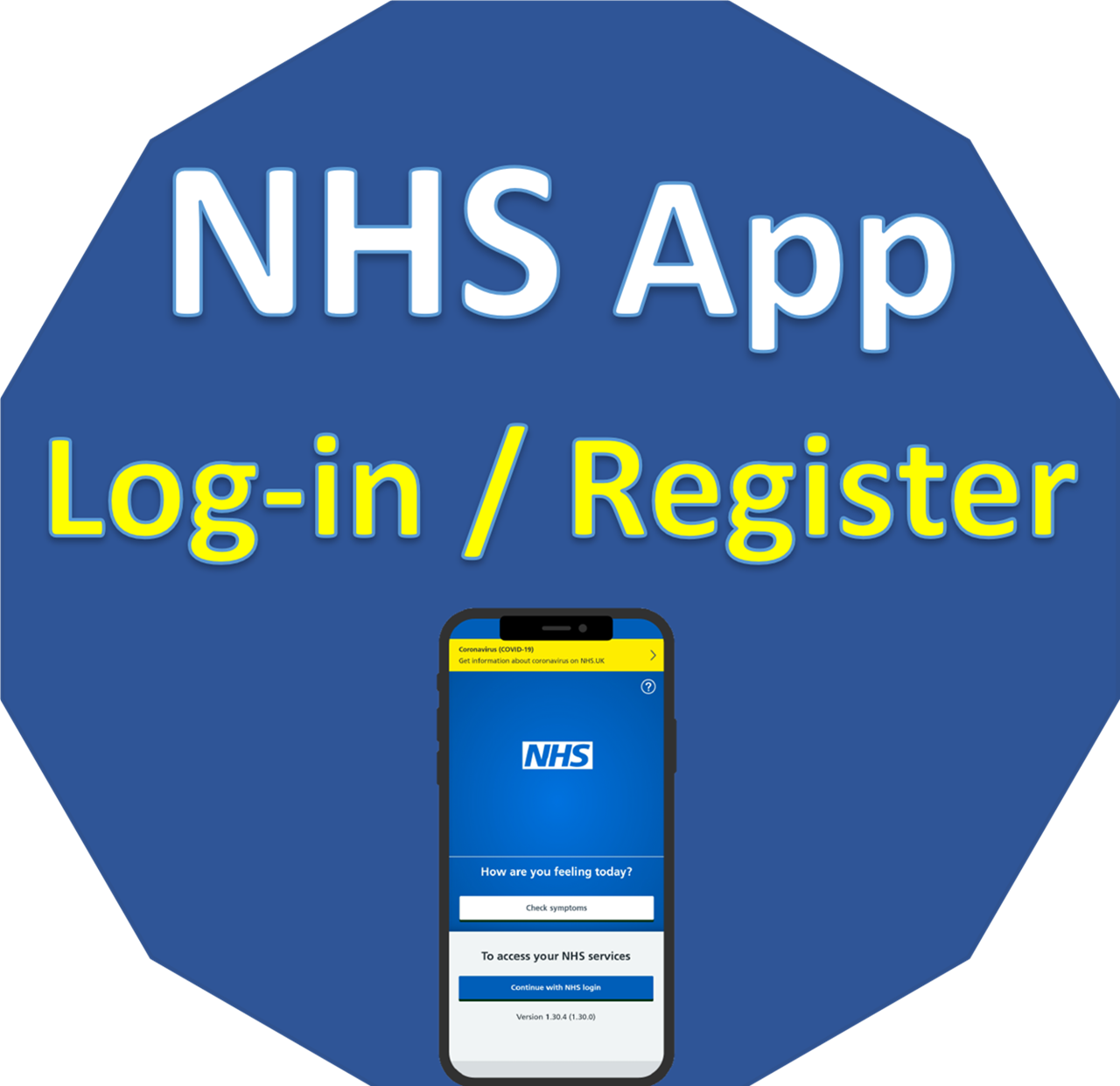 NHS App Log-in / Register