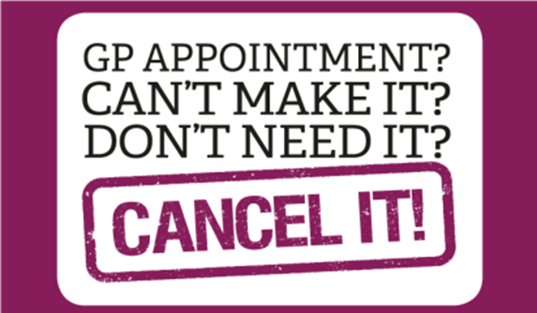 GP Appointment - Cancel IT !